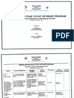 Action Plan On SHarp Program READING