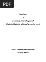 Term Paper On Feasibility Study of A Pro