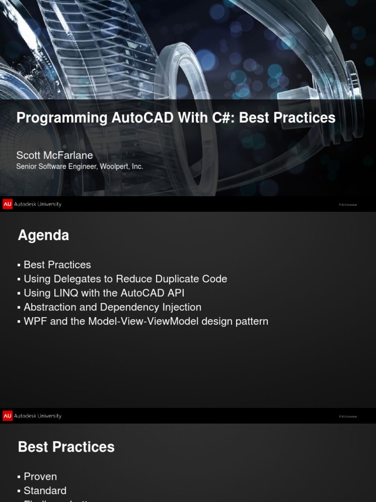 Programming AutoCAD With C# - Best Practices | PDF | Extensible ... image.