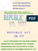 Republic of The Philippines Congress of The Philippines Metro Manila