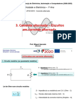 Corrente Alternada - Circuitos em Corrente Alternada (Powerpoint)