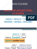 Relative Clauses Guide