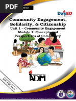 Community Engagement, Solidarity, & Citizenship