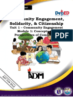 Community Engagement, Solidarity, & Citizenship