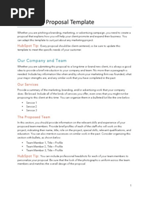 Marketing Proposal