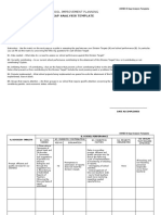 School Improvement Planning: Gap Analysis Template