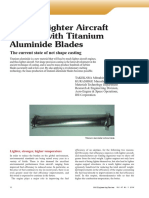 Making Lighter Aircraft Engines With Titanium Aluminide Blades