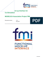 Functional Mock-Up Interface For Co-Simulation: Document Version: 1.0.1 July 2017