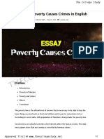 9 Essay On Poverty Causes Crimes in English - The College Study