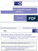 Volumetric Properties of Pure Substance: Dire Dawa Institute of Technology School of Chemical & Bio-Engineering