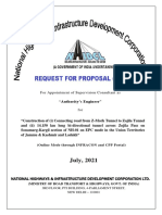 RFP for Authority’s Engineer for All-Weather Project of construction of Zojila Tunnel on NH-01 & Connecting road from Z-Morh Tunnel to Zojila Tunnel in the UTs of J&K and Ladakh