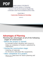 CM Chapter 5 - Construction Planning and Scheduling