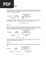 Requirement 1: Problem 7 (Transfer Pricing)