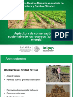 Agricultura de Conservación Uso Sustentable de Los Recursos