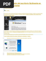 Download Cambiar fondo del escritorio fcilmente en Windows 7 starter by Carlos Martnez SN52036556 doc pdf