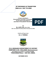 Lizy PP - Tribes of Wayanad in Transition From A D 1947 To 2006