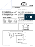 TC7662A Charge Pump Dc-To-Dc Converter: General Description Features