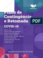 Plano de Contingência e Retomada COVID 19