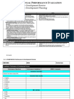 Part A: Performance & Development Review Part B: Performance & Development Planning