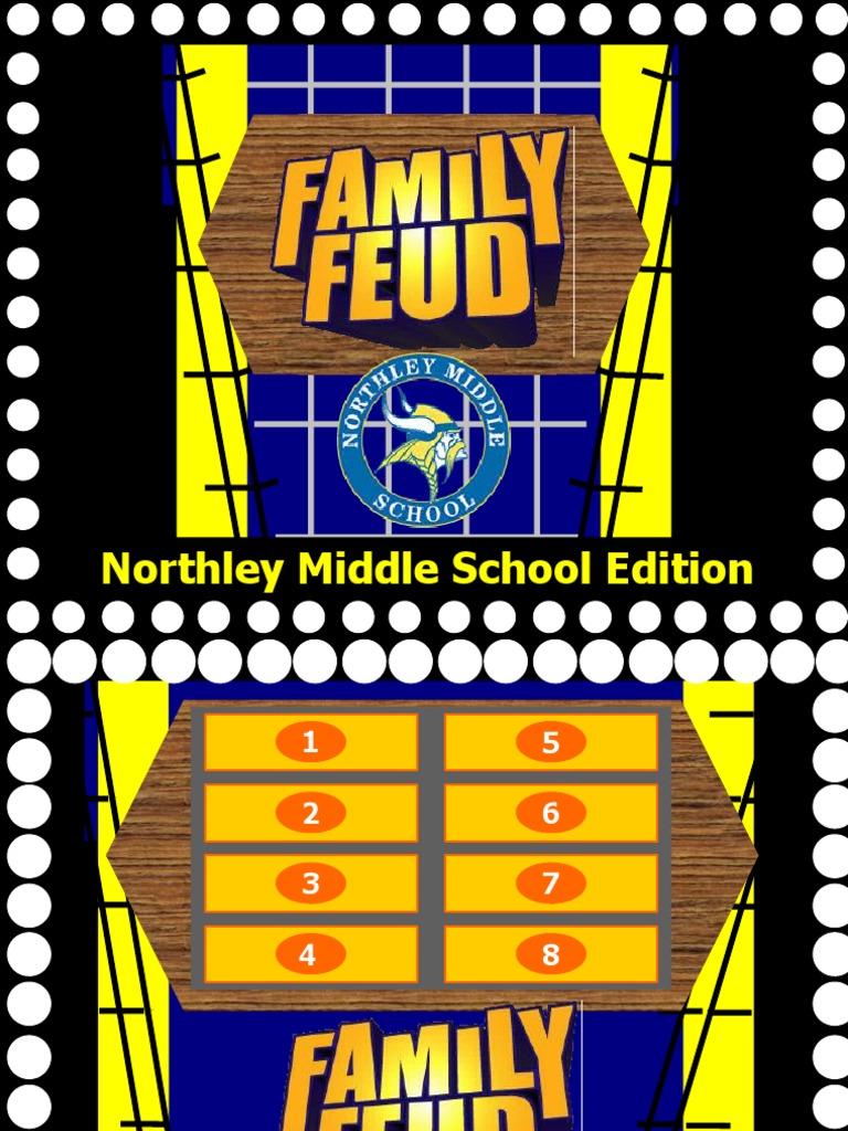 MS HS Family Feud Game PDF Santa Claus's Reindeer Reindeer