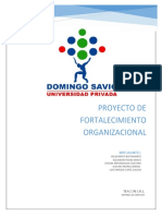 Proyecto de Fortalecimiento Organizacional: Integrantes