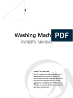 Washing Machine: Owner'S Manual