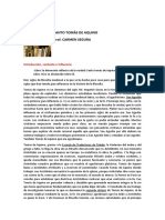 La filosofía de Santo Tomás de Aquino y su influencia en la Edad Media