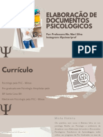 Elaboração de Documentos Psicológicos