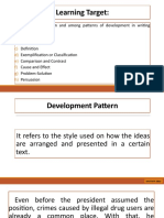 06 Patterns of Development in Writing