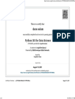 Cognitiveclass PY0101EN Certificate - Cognitive Class