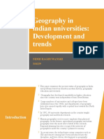 Development of Geography in Northern India