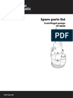 Spare Parts List: Centrifugal Pumps CP 0020