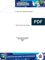 Evidencia 5 Tabla de Datos “Identificación Del Segmento” Negociación Internacional