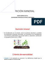 Nutrición mineral