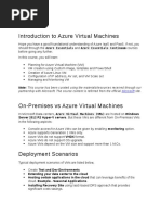 Introduction To Azure Virtual Machines