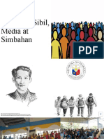 Ang Lipunang Sibil, Media at Simbahan