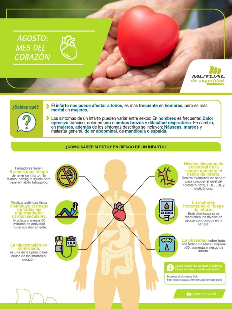Como Saber Si Estoy en Riesgo de Un Infarto | PDF | Infarto de ...