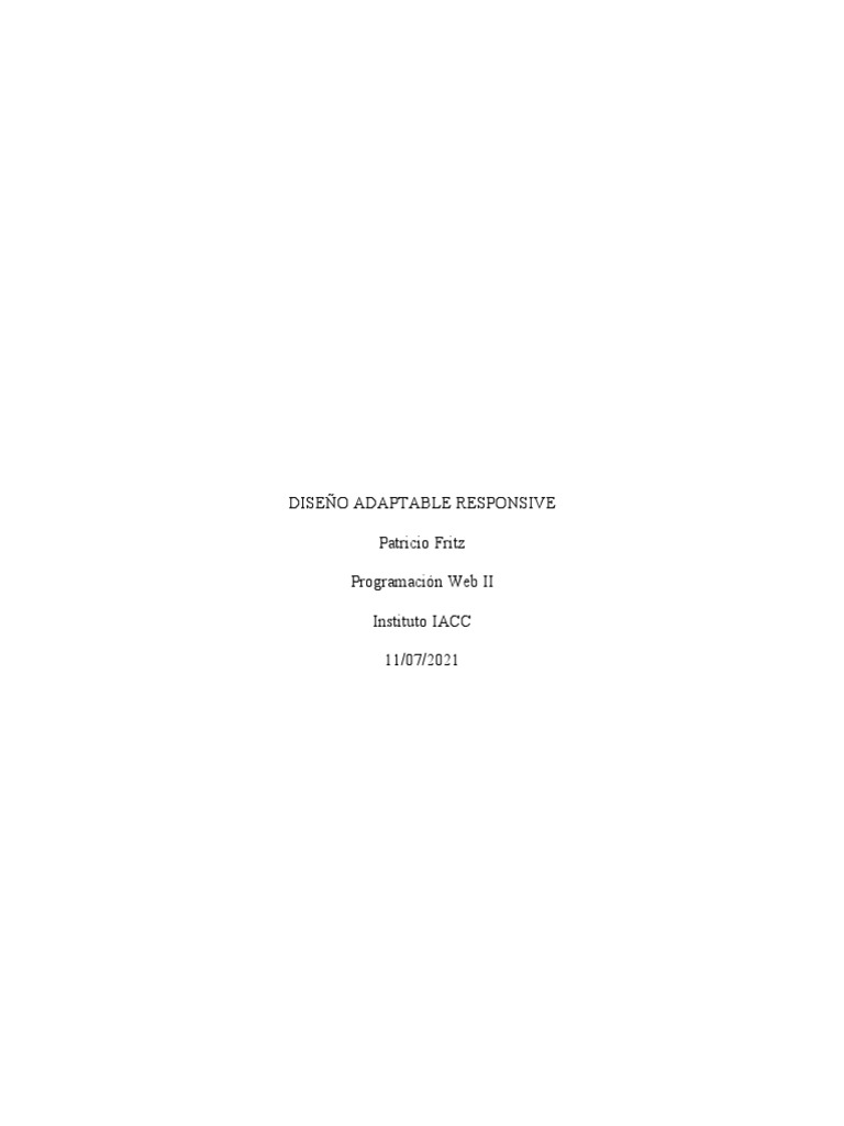Diseño Web Responsive con CSS | PDF | Estándares del consorcio World ...