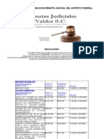 Remates Judiciales en El Distrito Federal