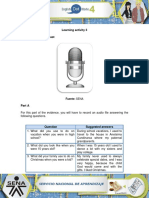 Learning Activity 3 Evidence: All in The Past: Fuente: SENA