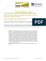 Estudo Do Comportamento Psicótico Pela Análise Do Comportamento (Revisão USJT 2013)