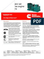 Diesel Generator Set V2203-M Series Engine EPA Emissions: Description Features