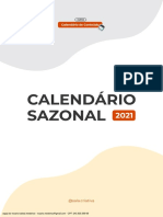 Calendário Sazonal 2021