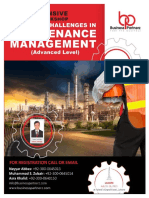 Emerging Challenges in Maintenance Management (Advance Level) Lahore Fin...