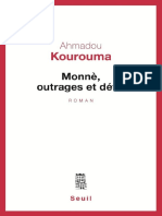 Ahmadou Kourouma - Monne, outrages et defis