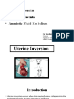 Inversion, Retained Placenta, Afe