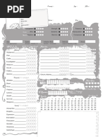 WOD - Wraith - The Oblivion - Character Sheet | PDF