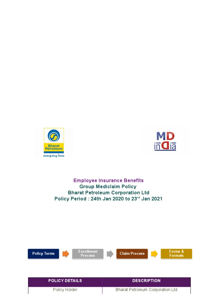 BPCL Employee Insurance Guide | PDF | Mobile App | Google Play