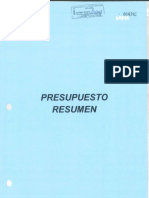 Presupuesto de Obra Consolidado