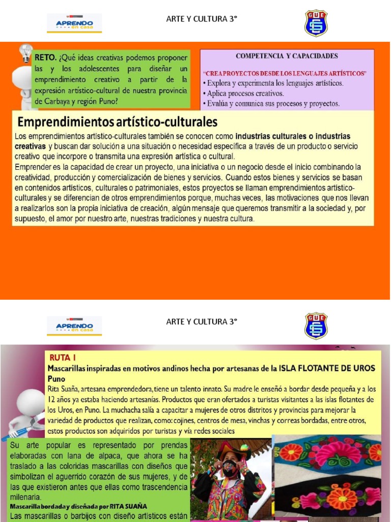 Arte y Cultura para Tercer Grado | PDF | Ciencias sociales